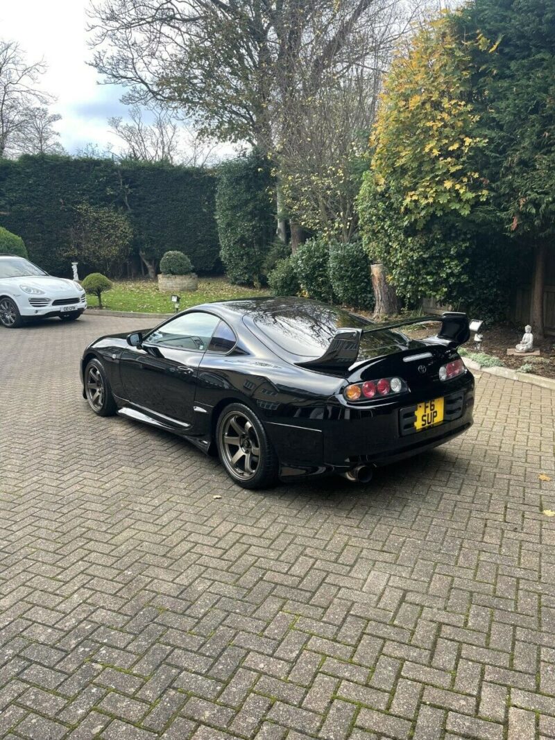 1996 Toyota Supra Twin Turbo 2JZ-GTE Full Black Leather Interior Image