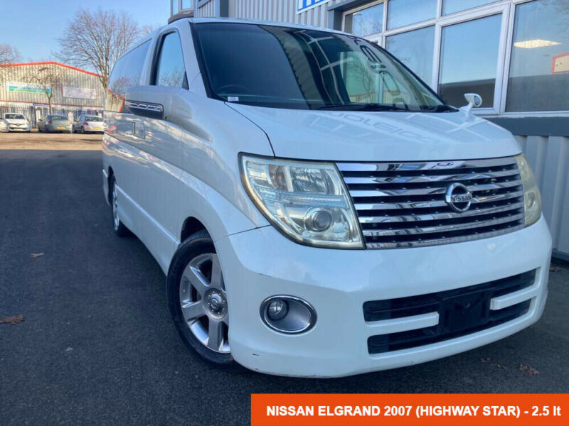 2007 NISSAN ELGRAND E51- HIGHWAY STAR - AUTO - 2.5 lt V6 PETROL - 8 SEATS - MPV Image