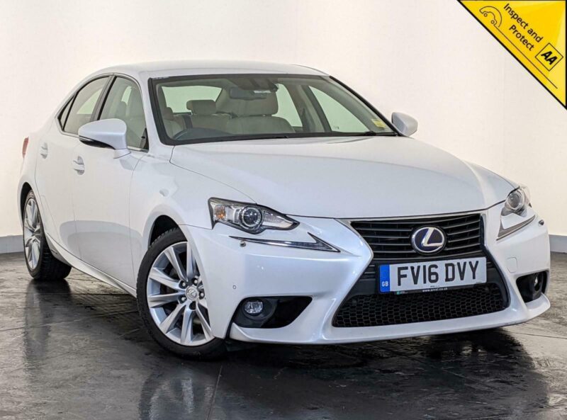 2016 LEXUS IS300 HYBRID EXECUTIVE EDITION AUTO SAT NAV HEATED SEATS SVC HISTORY Image