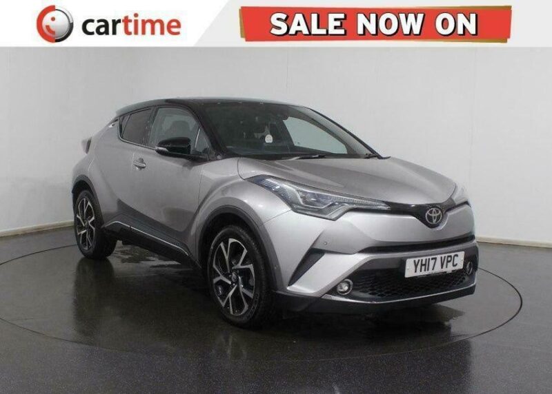 2017 17 TOYOTA C-HR 1.2 DYNAMIC AWD 5D 114 BHP HEATED BLACK / BLUE LEATHER SEATS Image