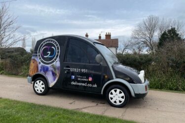 Nissan S cargo mobile business/advertisement vehicle Image