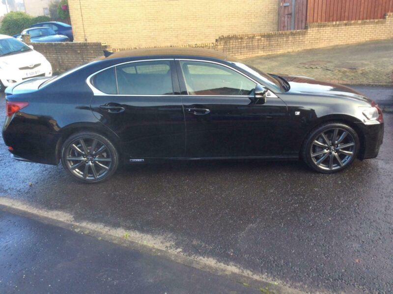 rare lexus gs300 f sport hybrid black fully loaded stunning car flsh 7 stamps Image
