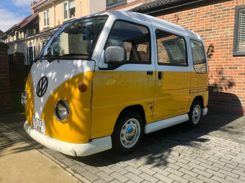 Subaru Sambar RETRO VW CAMPER/COFFEE/SURF VAN PROMO Image