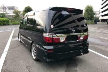 Toyota alphard 2.4 automatic black sunroofs corrosion free fresh japanese import Image