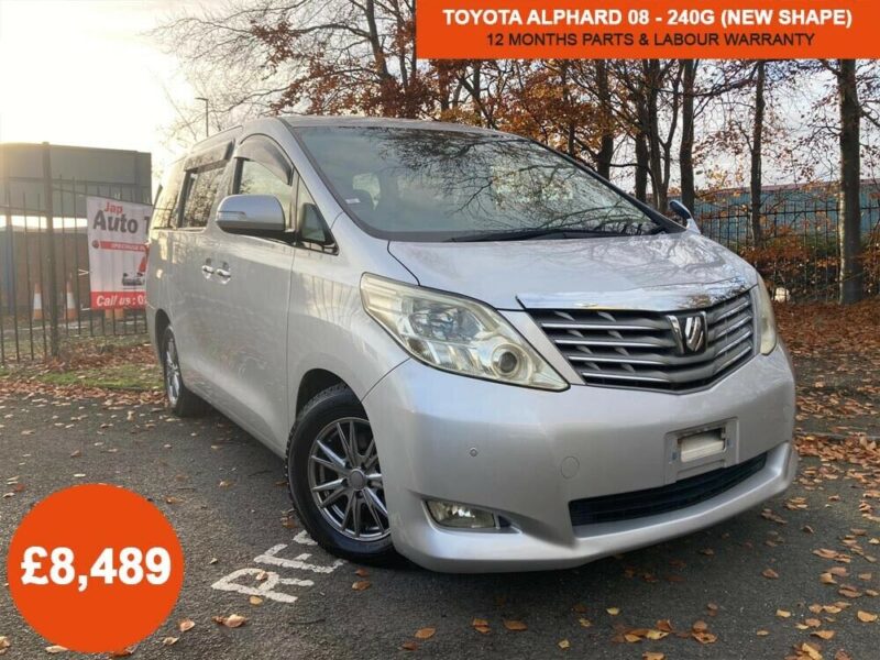 2008 TOYOTA ALPHARD (240G) New Shape - UK REGISTERED - AUTO 2.4 PETROL - 8 SEATS Image