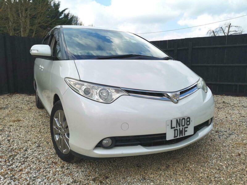 2008 Toyota Estima Aeras 8 SEATS 2.4 AUTO 60,000 Miles Petrol Pearl White Image