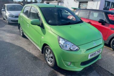 2015 Mitsubishi Mirage 1.2 3 CVT (s/s) 5dr Hatchback Petrol Automatic Image