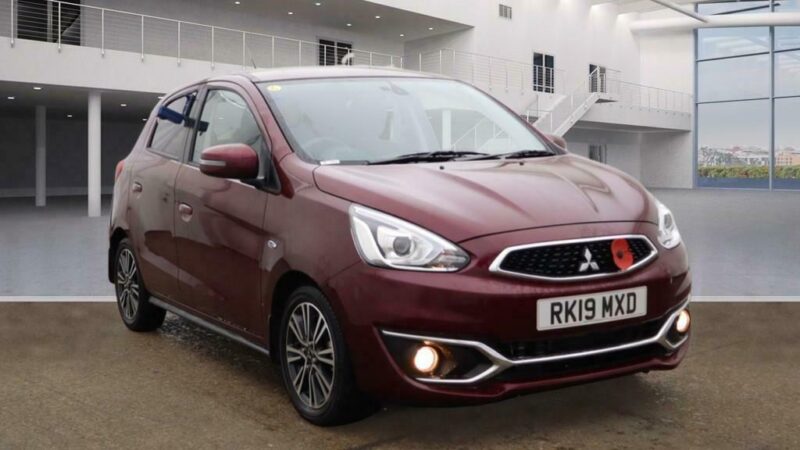 MITSUBISHI MIRAGE 4 Purple Auto Petrol, 2019 Image