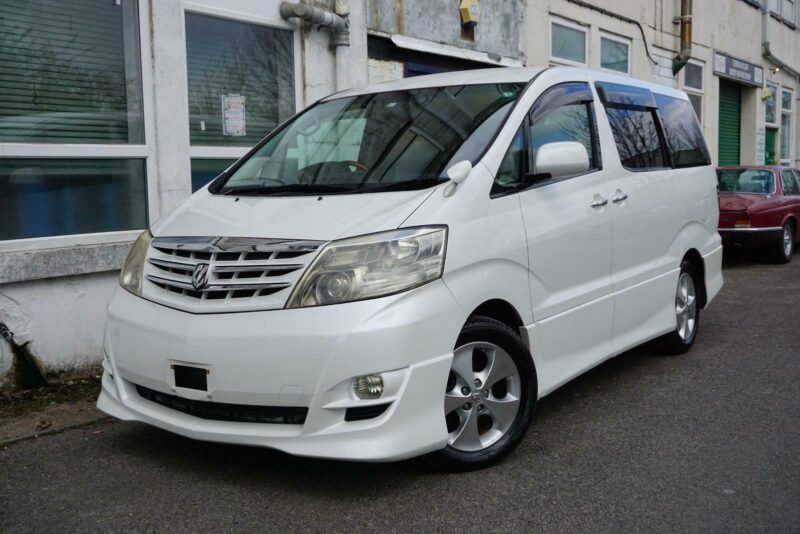 2008 White Grade 4B Toyota Alphard 2.4 Platinum Selection 2 MPV 8 Seat Mini Van Image