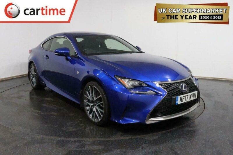 2017 Lexus RC 2.5 300H F SPORT 2d 178 BHP Coupe Automatic Image