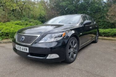 Luxurious Lexus LS600H 5.0L V8 Petrol Hybrid Automatic 4 Seater 2009 Black Image