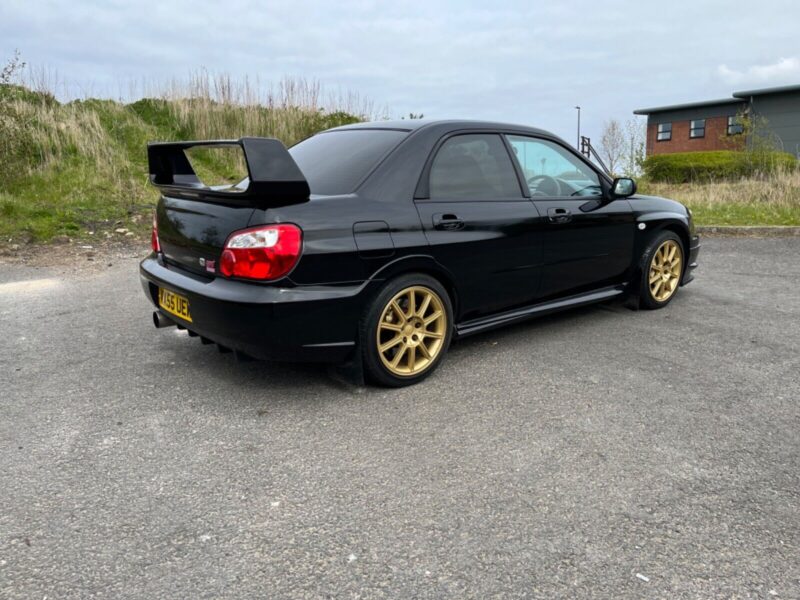 2005 55 Subaru Impreza WRX STi Blobeye Widetrack DCCD Prodrive Black - Rare Car Image