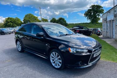 2009 Mitsubishi Lancer 1.8 GS3 Auto Petrol Black Hatchback 5 Door AUTOMATIC CVT Image