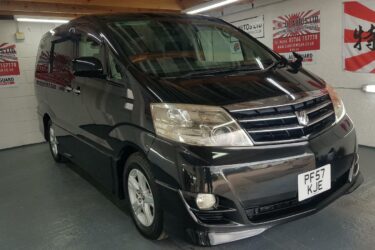 Toyota alphard 2.4 automatic black corrosion free fresh japanese import 2007 Image