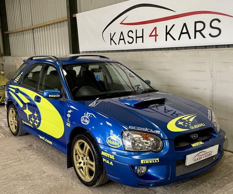 RARE 2004 RALLY BLUE SUBARU IMPREZA WAGON 2.0 WRX TURBO 295 BHP BLOBEYE ULEZ Image