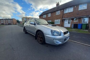 subaru impreza wrx 2003 silver low mileage modified k & n Image