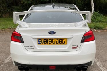 Subaru Wrx Sti, 2014 in pearlescent white Image