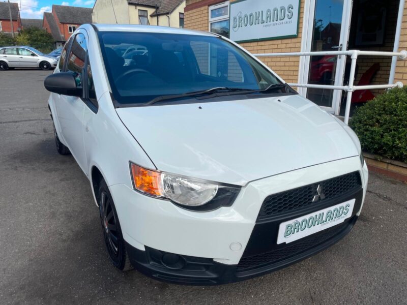 2012 Mitsubishi Colt 1.1 CZ1 White 3 Door Low Insurance Group Aux Input 58+mpg Image