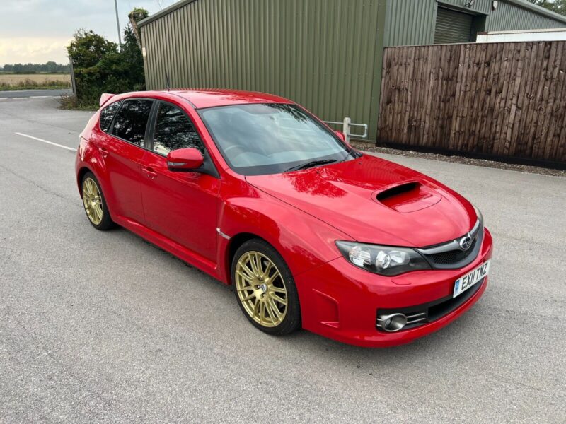 2011 SUBARU IMPREZA WRX STI TYPE UK HATCHBACK RED ONLY 28K L@@K Image