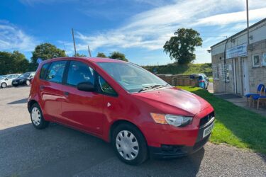 2009 Mitsubishi Colt 1.1 CZ1 5dr Petrol Manual Red Hatchback 5 Door HATCHBACK Pe Image
