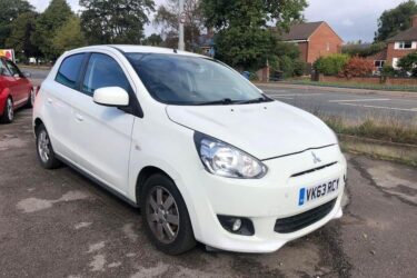 2013 Mitsubishi Mirage AUTOMATIC 1.2 3 CVT Euro 5 (s/s) 5dr Image