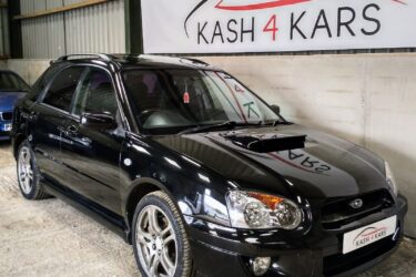 RARE 2004 GRAPHITE BLACK SUBARU IMPREZA WAGON 2.0 WRX TURBO 260 BHP BLOBEYE ULEZ Image