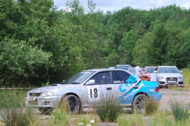 subaru impreza stage rally car Image