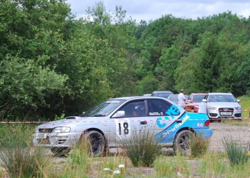 subaru impreza stage rally car Image