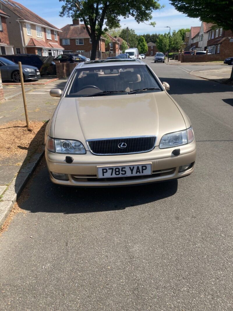 1997 LEXUS GS 300 3.0L STRAIGHT 6 AUTOMATIC ( 88K MILES). CHAMPAGNE GOLD. FSH. Image