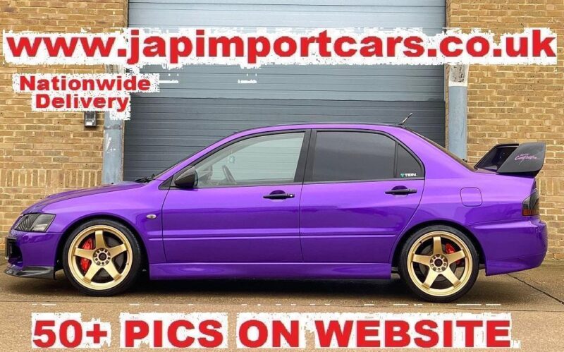 MITSUBISHI EVOLUTION EVO 8 VIII FQ300 LAMBO PURPLE IMMACULATE THROUGHOUT Image