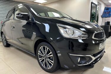 Mitsubishi Mirage 1.2 4 CVT Black Hatchback Auto WARRANTY 12 MONTHS MOT Image