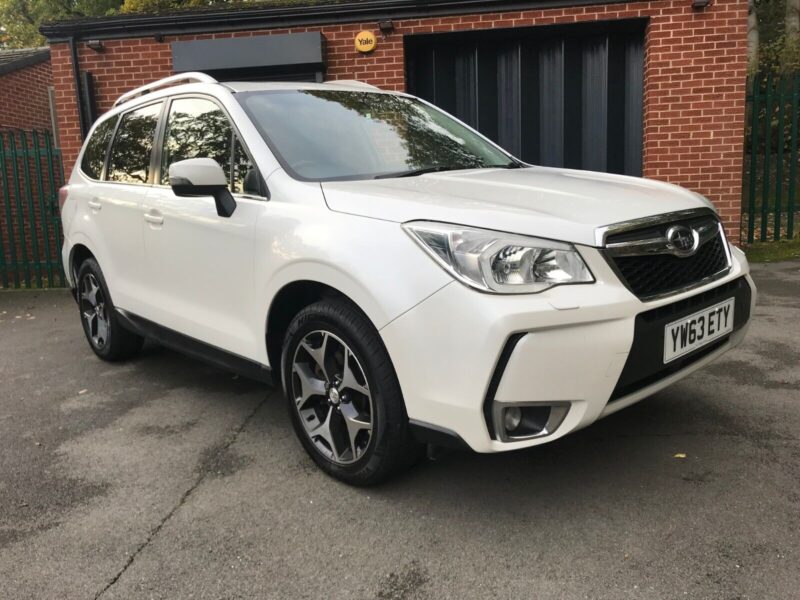 Subaru Forester XT 2.0 Turbo Petrol 4x4 automatic White with Full Black Leather Image