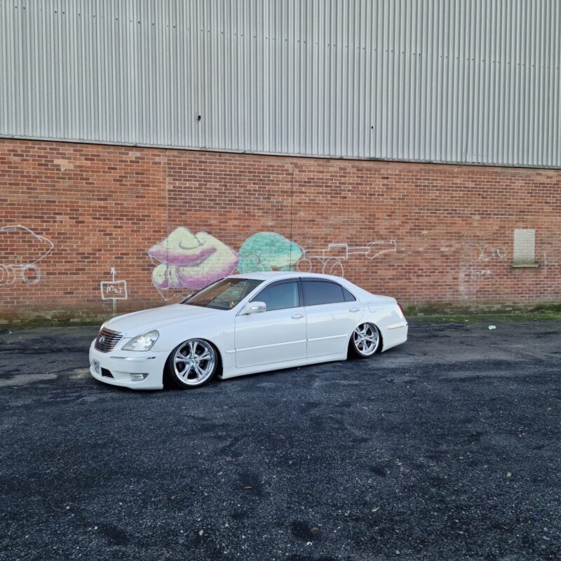 toyota crown majesta, airlift suspension , show winning car Image