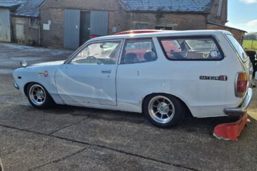 Datsun 120y B210 2 door wagon with Rotary RX7 12A engine slammed estate project Image