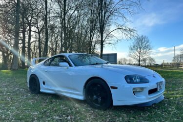 Toyota supra na manual factory white Image