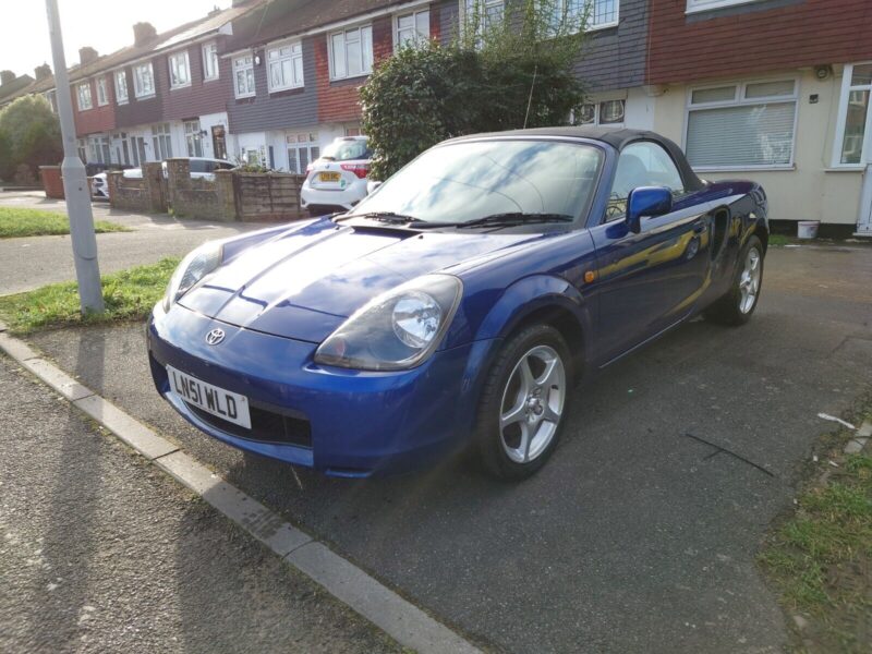 2001 Toyota MR2 MK3 Roadster Spyder Convertible Blue - FSH - 1 year MOT - ULEZ Image