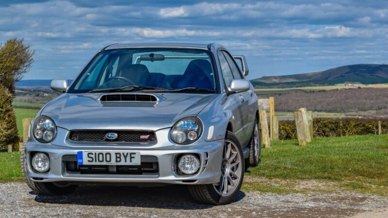 2003 Subaru Impreza WRX STI type UK 'Bugeye' Silver Image