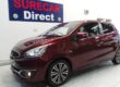 ** 2016 Mitsubishi Mirage 1.2 Juro 5Dr in Purple Berry with only 8,983 Miles !! Image