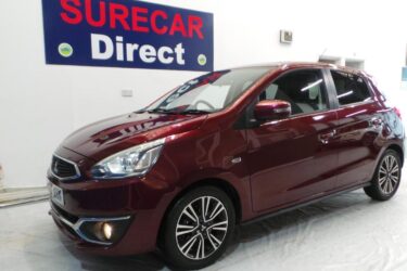 ** 2016 Mitsubishi Mirage 1.2 Juro 5Dr in Purple Berry with only 8,983 Miles !! Image