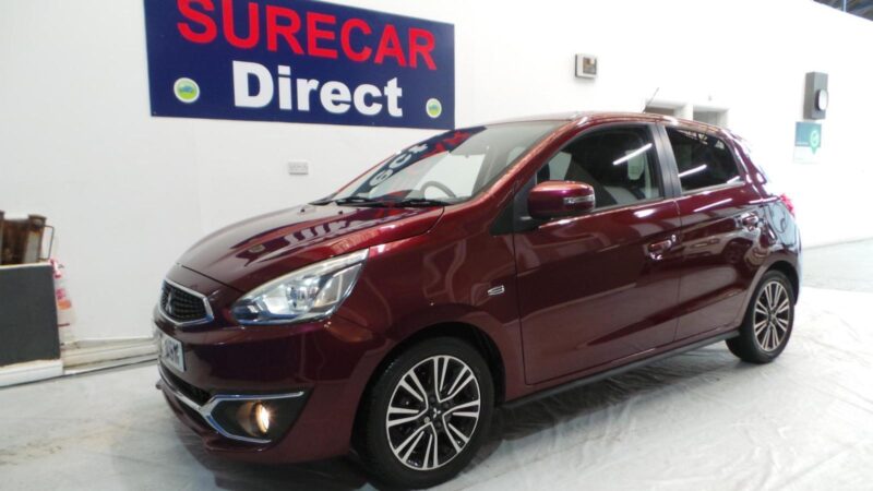 ** 2016 Mitsubishi Mirage 1.2 Juro 5Dr in Purple Berry with only 8,983 Miles !! Image