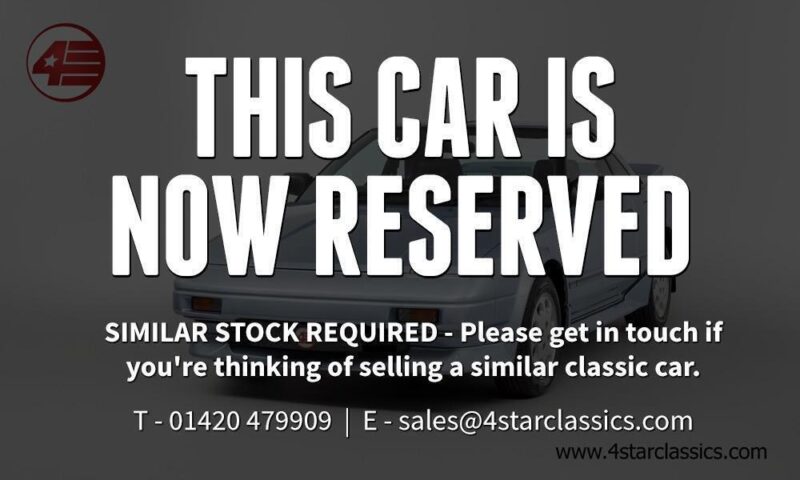 Toyota MR2 Mk1 T-Bar AW11 1.6 Manual 1988 /// 40k Miles Image