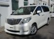 2009 White 2.4 Toyota Alphard 8 Seat MPV Mini Van Both Power Sliding Doors Image