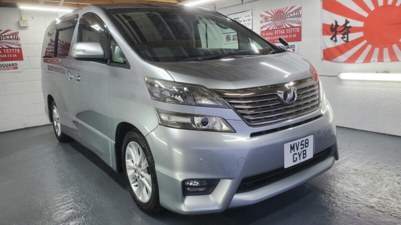 Toyota vellfire 2.4 auto 7 seater japanese import uk android sat nav blue tooth Image
