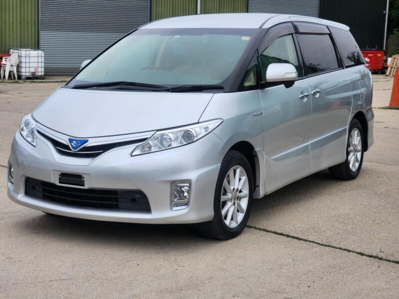 2012 Toyota Estima Hybrid E four G LEATHER PACK fresh import warranted mileage Image