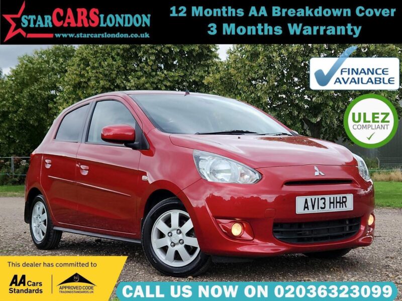 2013 Mitsubishi Mirage 1.2 3 5dr CVT HATCHBACK PETROL Automatic Image