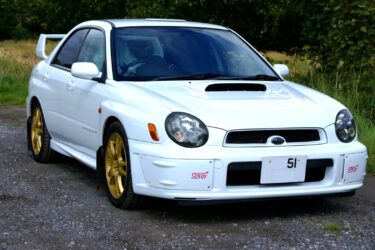 Subaru Impreza JDM STI Prodrive style 51 plate in pure white limited edition Image