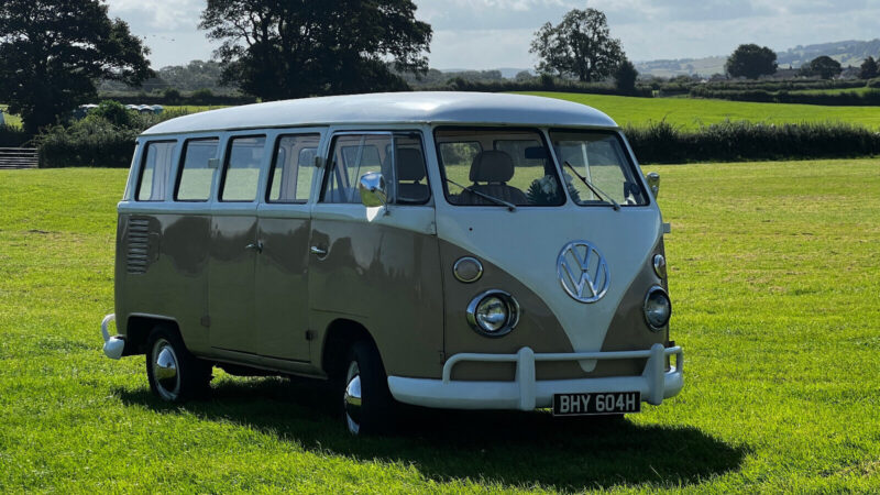 VW Splitscreen Camper with Subaru Engine. Splitty Kombi. Wedding car. PX swap Image