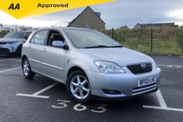 2003 Toyota Corolla 1.6 T SPIRIT VVT-I 5d 109 BHP Hatchback Petrol Automatic Image