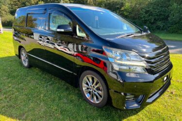 2008 BLACK TOYOTA ALPHARD 3.5ltr G Edition, 3.5 V6, Leather seats. LPG converted Image