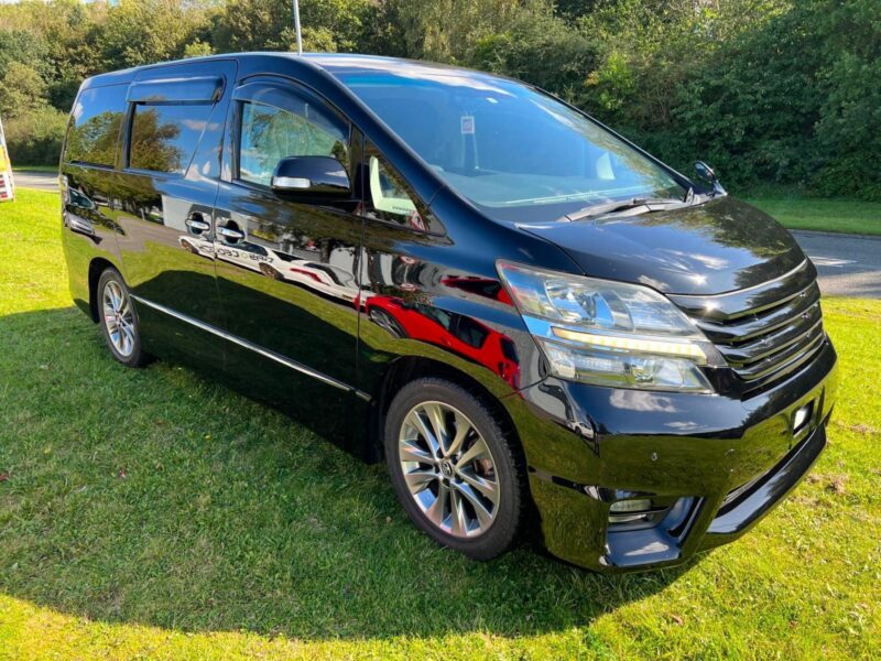 2008 BLACK TOYOTA ALPHARD 3.5ltr G Edition, 3.5 V6, Leather seats. LPG converted Image